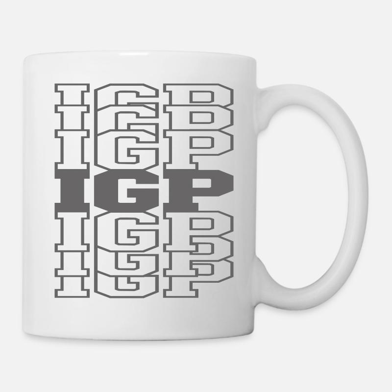 Lettrage IGP - Mug blanc - blanc