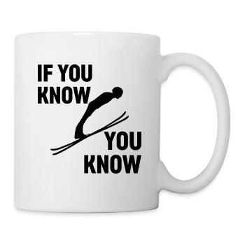 If you know you can ski Champ - Mug - white - Right