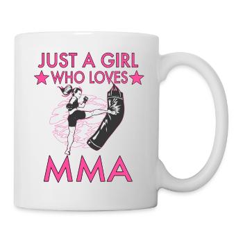 Arts martiaux mixtes Arts martiaux Mma Femmes - Mug blanc - blanc - Droite