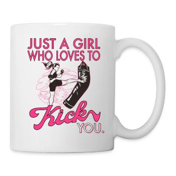 Karaté Taekwondo Arts Martiaux Karaté Mma Kick Box - Mug blanc - blanc - Droite