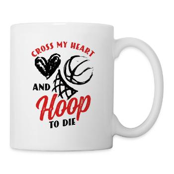 Joueur de basketball Entraîneur d’équipe Heartbeat - Mug blanc - blanc - Droite