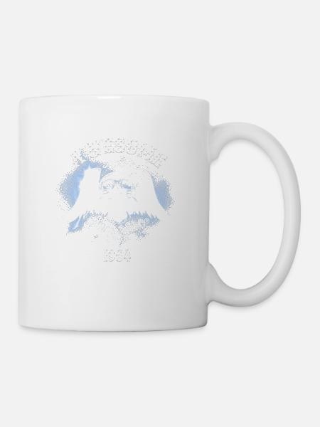 Génial depuis 1964, motard 59e anniversaire - Mug blanc - blanc