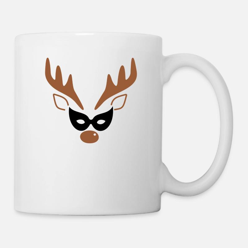 Rennes doux de Noël - Mug blanc - blanc