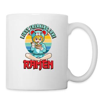 I Just Freaking Love Ramen Funny Kawaii Japan - Mug - white - Right
