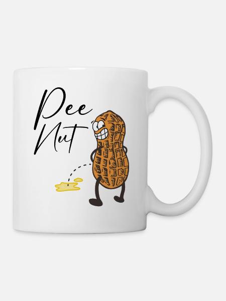 Pee nut - Mug blanc - blanc
