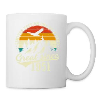 Einzigartig seit 1951 - Tasse - Weiß - Rechts