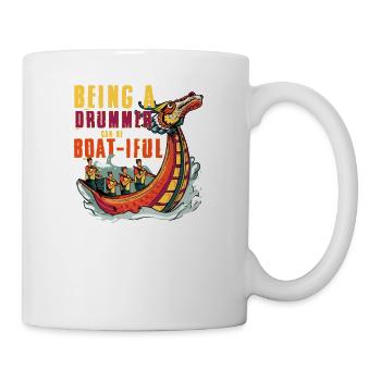 Drachenboot Paddelboot Japan japanisches Rudern - Tasse - Weiß - Rechts
