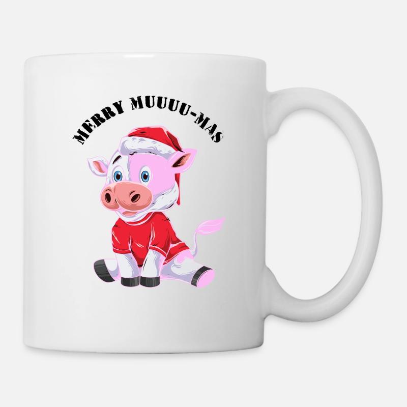 Merry Muuu Mas Outfit - Tasse - Weiß