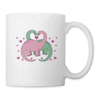 They Make My Heart Sour Cute Dinosaur - Mug - white - Right
