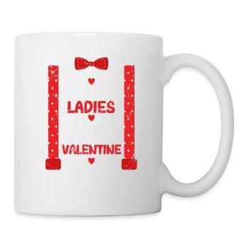 Sorry Ladies Mommy Is My Valentine Lustige - Tasse - Weiß - Rechts