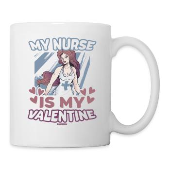 My Nurse Is My Valentine - Tasse - Weiß - Rechts