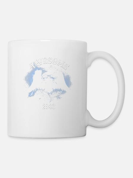 Génial depuis 2003, motard 20ème anniversaire - Mug blanc - blanc