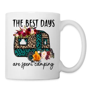 The Best Days Are Spent Camping - Mug - white - Right
