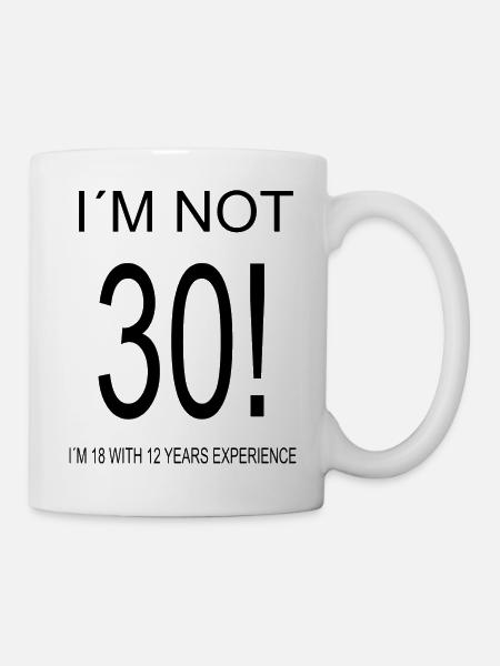 Im not old - Tasse - Weiß