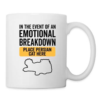 Emotional - Perserkatze - Tasse - Weiß - Rechts