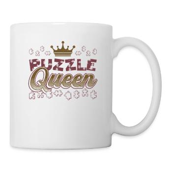 Puzzle Queen, jeu de réflexion - Mug blanc - blanc - Droite