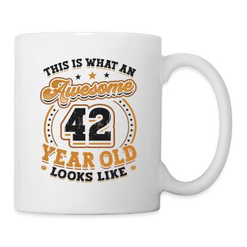 This is what a great 42-year-old looks like. - Mug - white - Right