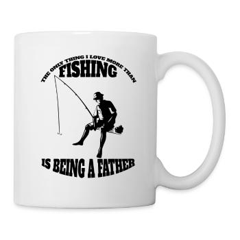Fishing Fishing Fishing Fishing Fishing Fishing Hooks - Mug - white - Right