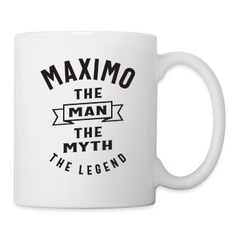 Nom personnalisé maximo - Mug blanc - blanc - Droite