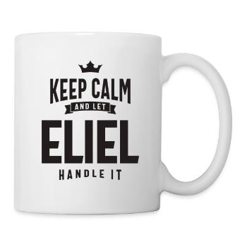 Eliel Benutzerdefinierter Name - Tasse - Weiß - Rechts