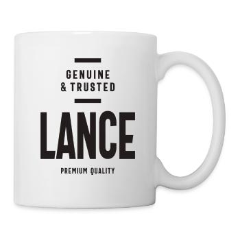 Benutzerdefinierter Name der Lanze - Tasse - Weiß - Rechts