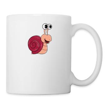 Ich Bin Ein Schneckenmädchen - Tasse - Weiß - Rechts