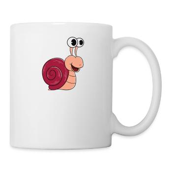 Ich Spreche Heute Nur Mit Meiner Schnecke - Tasse - Weiß - Rechts