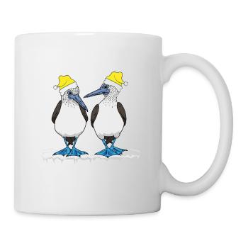 Oiseaux de mer à pieds bleus - Mug blanc - blanc - Droite