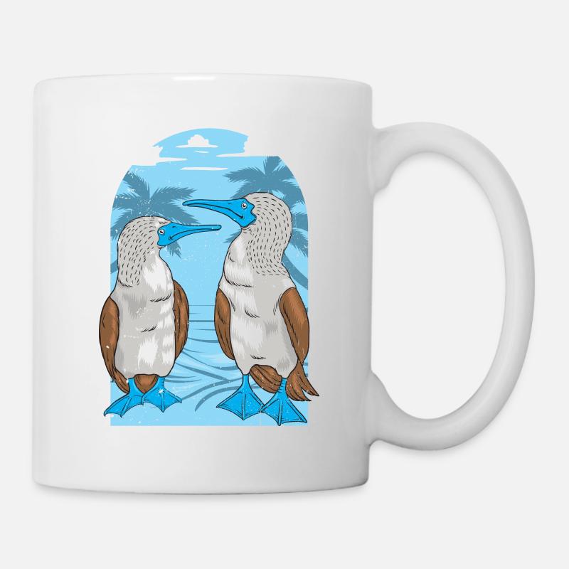 Seevögel Blaufußtölpel - Tasse - Weiß
