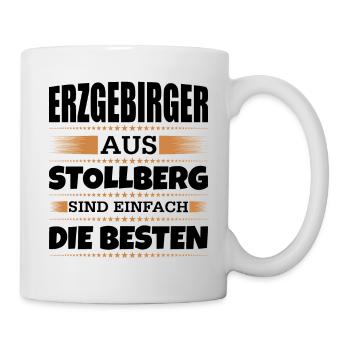 Erzgebirger aus Stollberg - Tasse - Weiß - Rechts