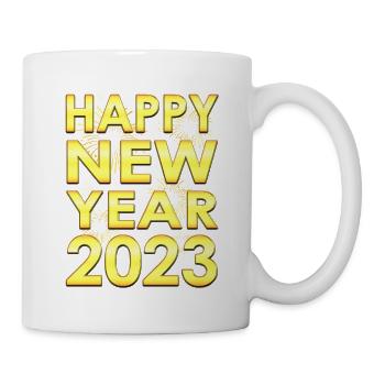 Feux d’artifice Célébration du Nouvel An - Nouvel An 2023 - Mug blanc - blanc - Droite