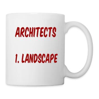Architects From Best To Worst 1. Landscape 4 - Tasse - Weiß - Rechts