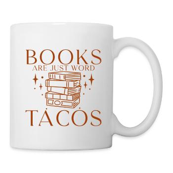 Books Are Just Word Tacos 2 - Mug - white - Right