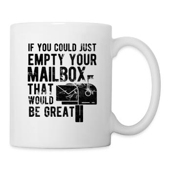 Briefträger Und Paket-Zusteller Für Postboten - Tasse - Weiß - Rechts