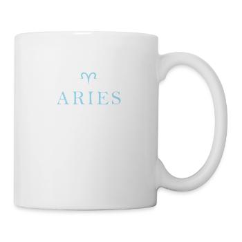 Sternzeichen Aries Widder Sternbild - Tasse - Weiß - Rechts