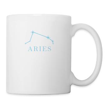 Star constellation Zodiac sign Aries - Mug - white - Right