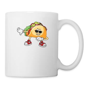 Dots Taco Heart Love Valentine's Day Mexican - Mug - white - Right