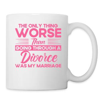 Ex Partner Divorce Divorced gift - Mug - white - Right