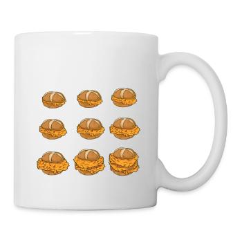 Schitzelbrötchen hatte ich alle schon - Tasse - Weiß - Rechts