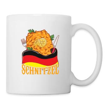 Offiziell Schnitzel abhängig - Tasse - Weiß - Rechts