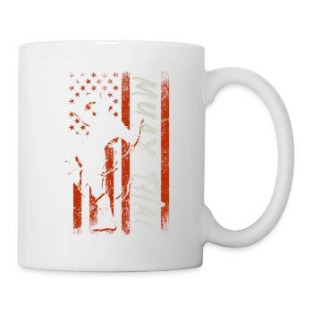 America muay thai Flag - Mug - white - Right