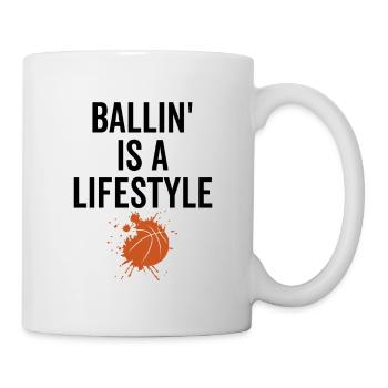 Ballin est un style de vie - Mug blanc - blanc - Droite