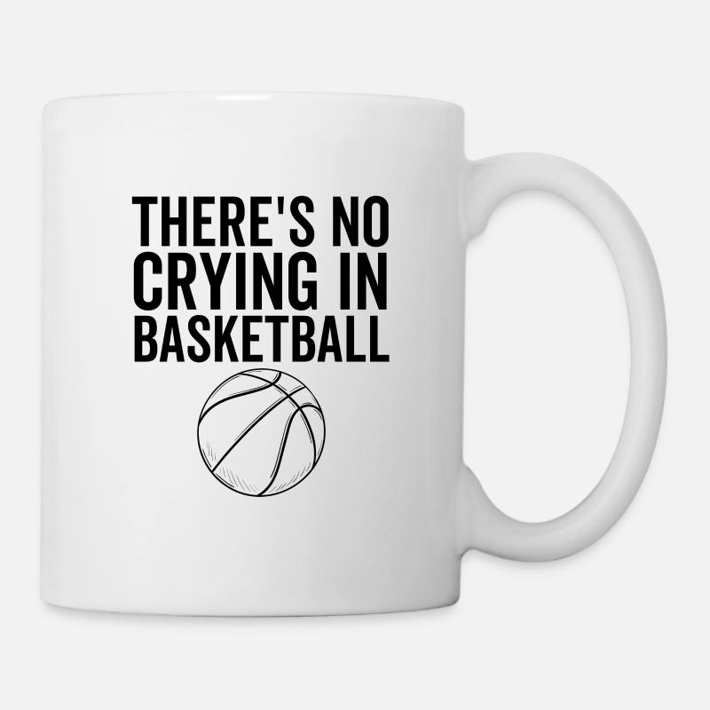 There's No Crying in Basketball - Mug - white