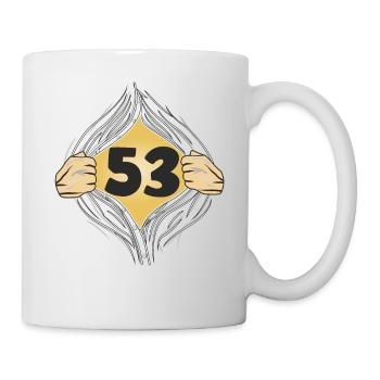 53 PUT ON SHIRT - Mug - white - Right