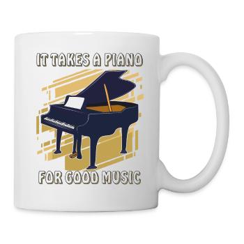 IL FAUT UN PIANO - Mug blanc - blanc - Droite