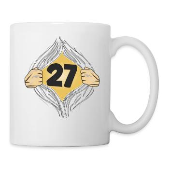 27 PUT ON SHIRT - Mug - white - Right