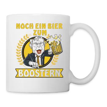 NOCH EIN BIER ZUM BOOSTERN - Tasse - Weiß - Rechts