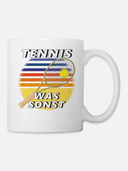 TENNIS WAS SONST - Tasse - Weiß
