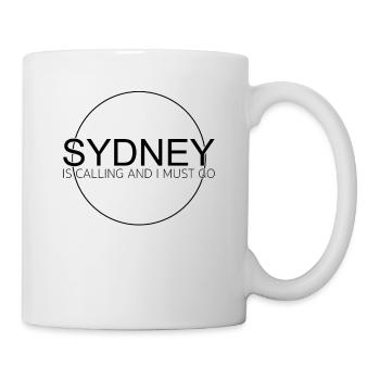 Sydney Spruch - Tasse - Weiß - Rechts