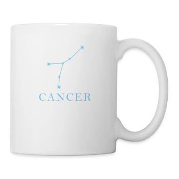 Sternkonstellation Sternzeichen Krebs - Tasse - Weiß - Rechts